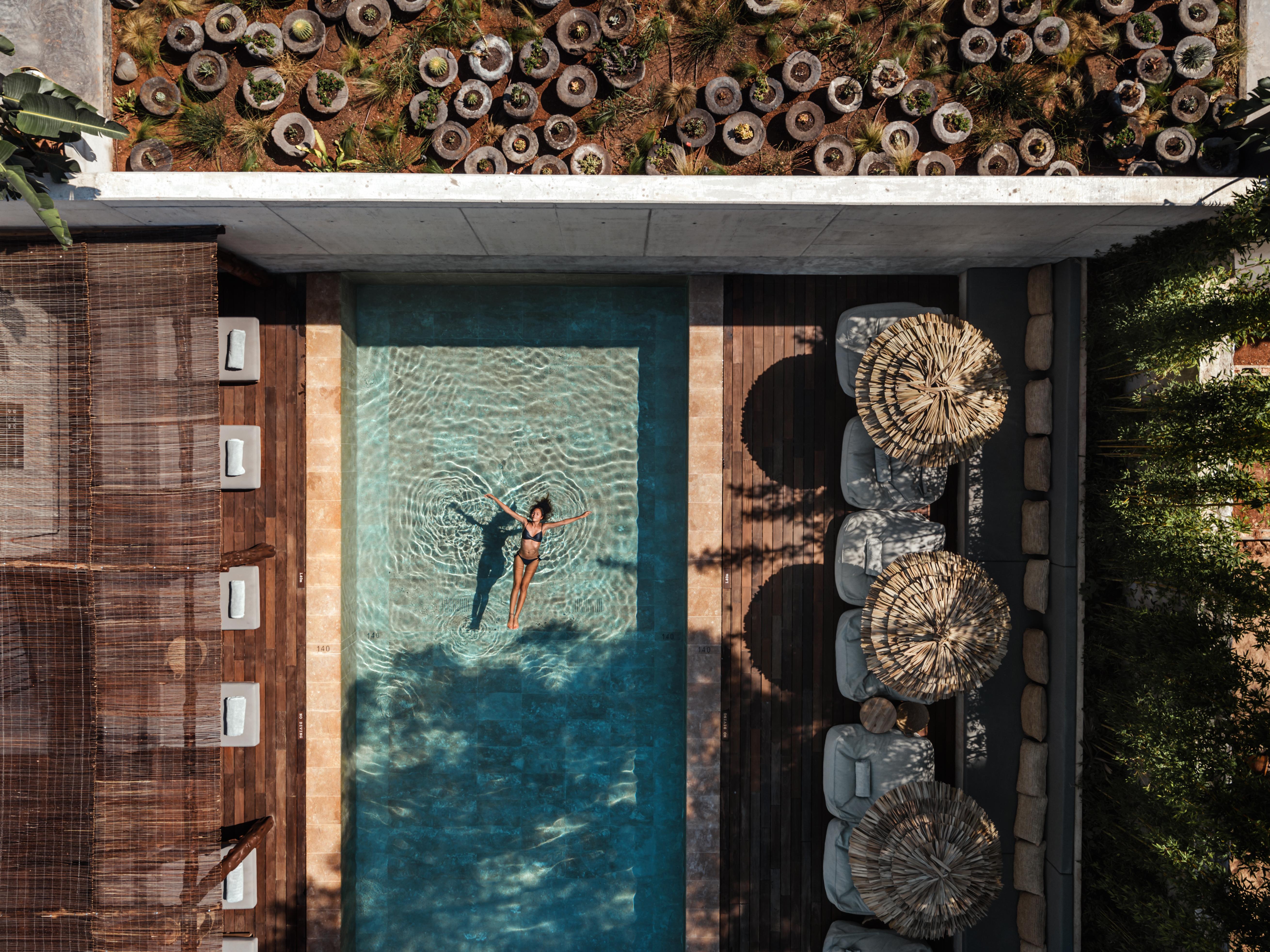 Hotel Oku Ibiza (Adults Only) Sant Antoni de Portmany Esterno foto The pool at the hotel