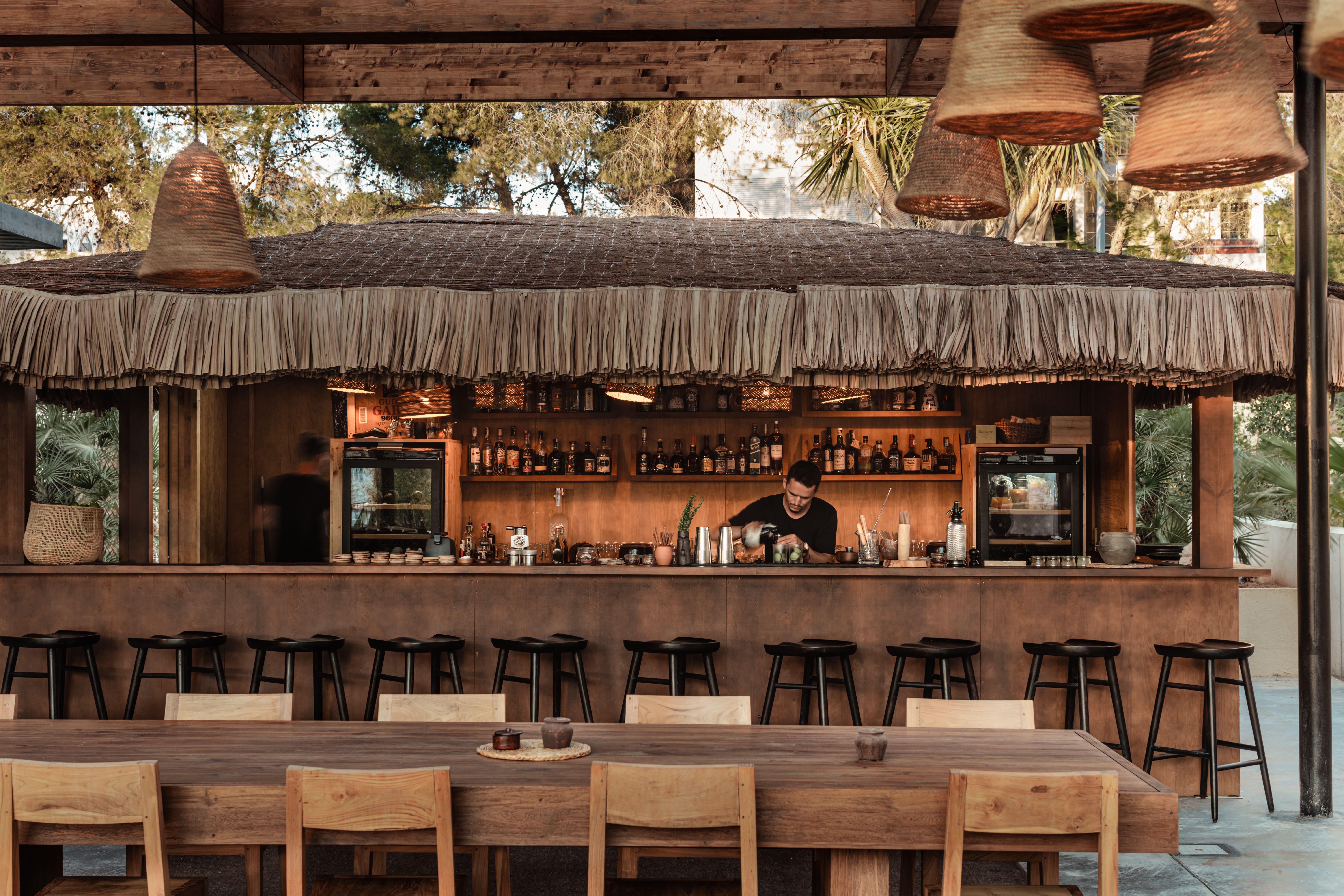 Hotel Oku Ibiza (Adults Only) Sant Antoni de Portmany Esterno foto The bar at the pool